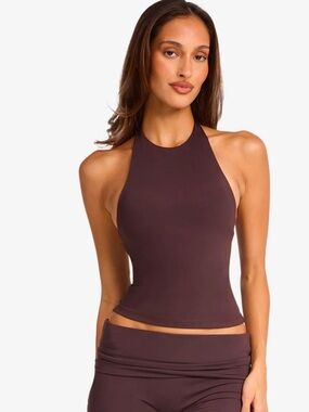 NWT CROP SHOP BOUTIQUE Serenity Demi Tank - Espresso - Size small